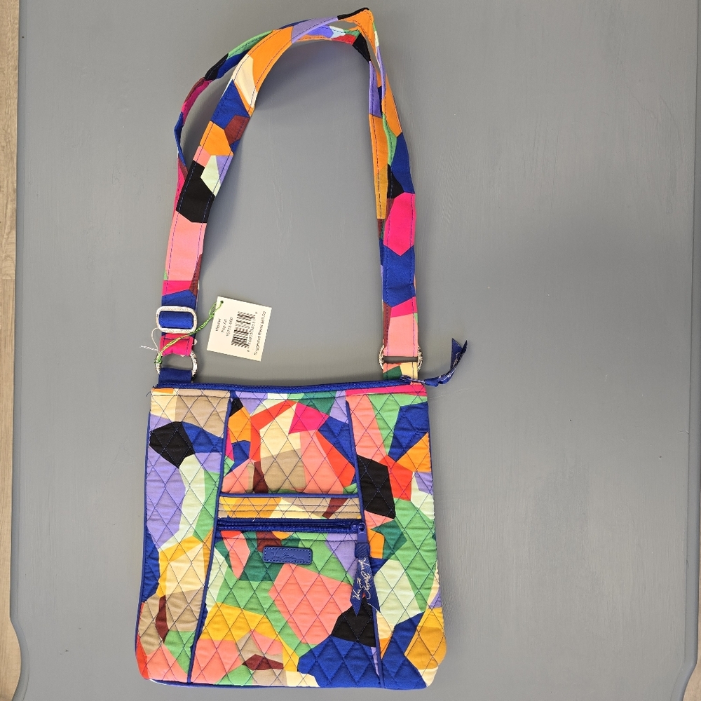 Vera Bradley Cross Body Multi-colored Hipster Bag NWT